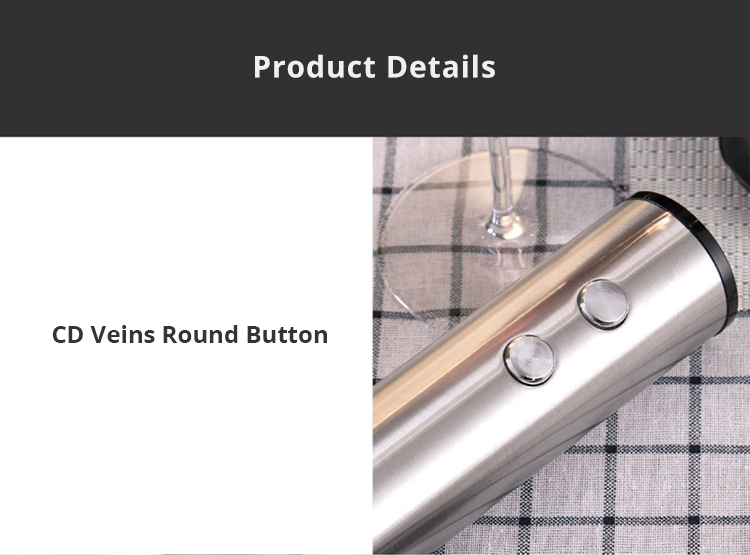 Xiaomi CIRCLE JOY Stainless Steel Electric Corkscrew for Wines Bottle - Silver