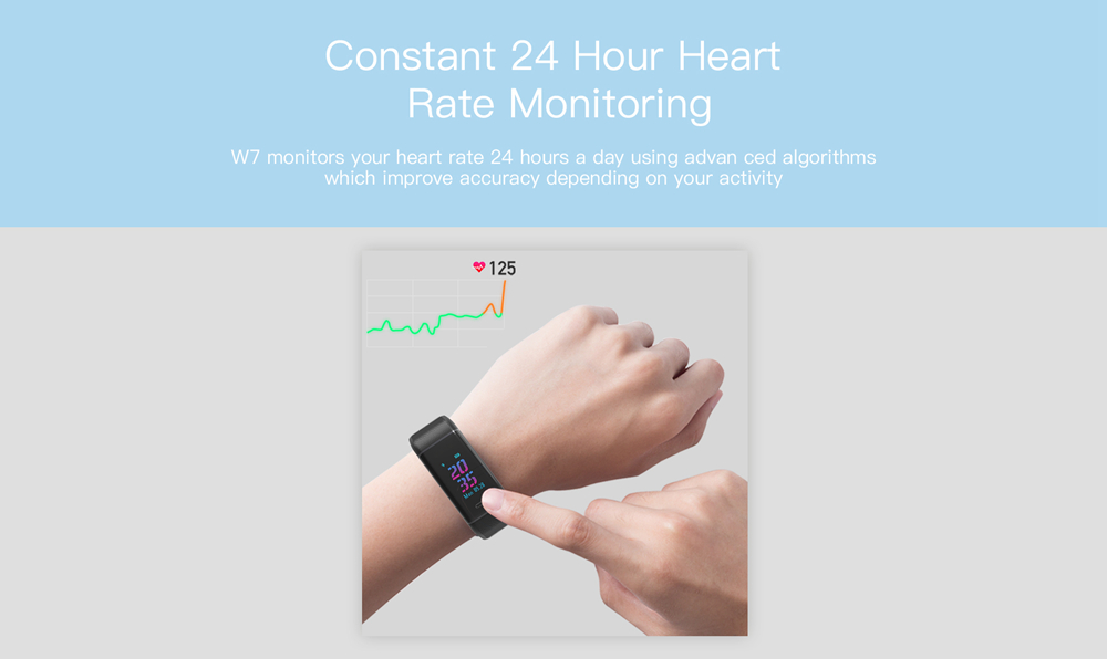 smart bracelet w7