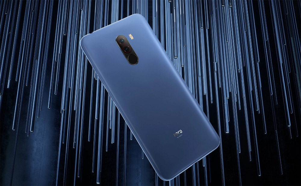 [HK Stock][Official Global Version]Xiaomi Poco F1 6.18 Inch 4G LTE Smartphone Snapdragon 845 6GB 64GB 12.0MP+5.0MP Dual Rear Cameras MIUI IR Face Unlock Type-C Fast Charge - Graphite Black