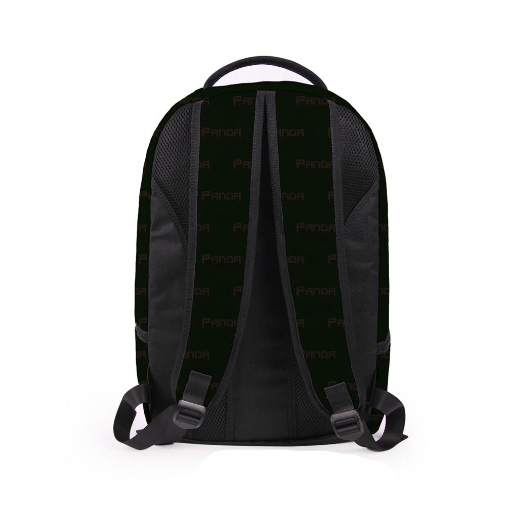 Panda Bamboo Pattern Print Backpack main image 0