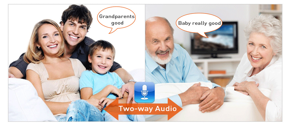 Hiseeu FHK 1080P 2MP Full HD Wifi IP Camera Robot Night Vision IP Network Camera Two-way Audio - White EU Plug