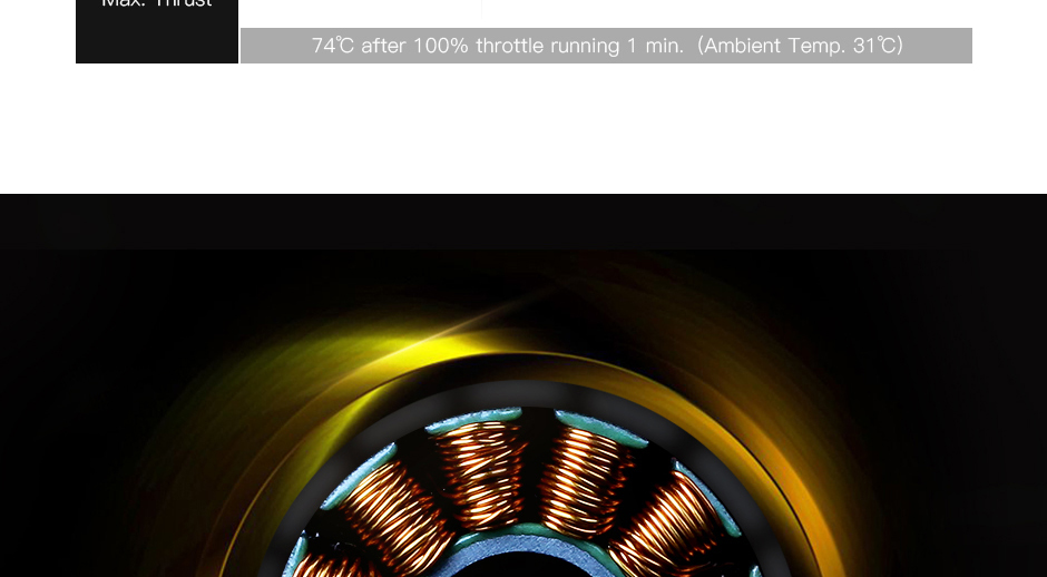 T-Motor F80 PRO Brushless Motor - 1900KV / 2200KV / 2500KV - High-Speed Drone Motor For FPV Racing & Freestyle Flying