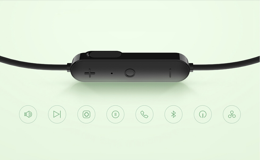 Xiaomi Wireless Bluetooth 4.1 Music Sport Earbuds Youth Version Anti-Shedding IPX4 Waterproof - Black