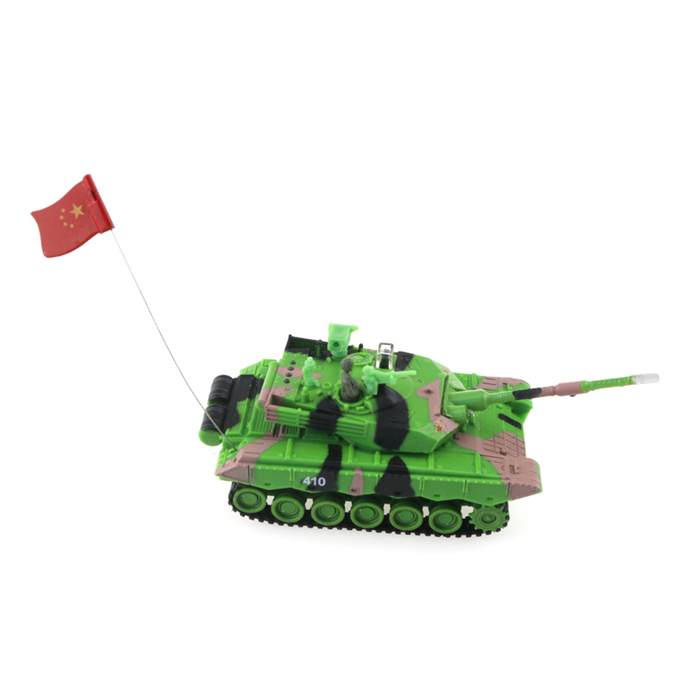 9816A 1:64 Rotating Turret Infrared Battle RC Tank RTR - Green