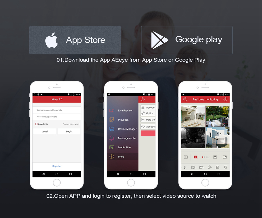 ESCAM QH002 HD 1080P 2MP P2P IR IP Outdoor Camera with Smart Analysis ONVIF H.265 - White EU Plug