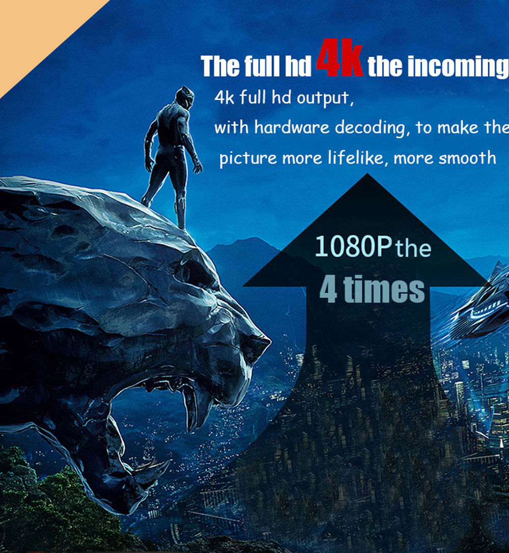 H96 MAX+ Android 8.1 RK3328 KODI 17.6 4GB/64GB 4K TV BOX Support YouTube Netflix Dual Band WiFi LAN USB3.0