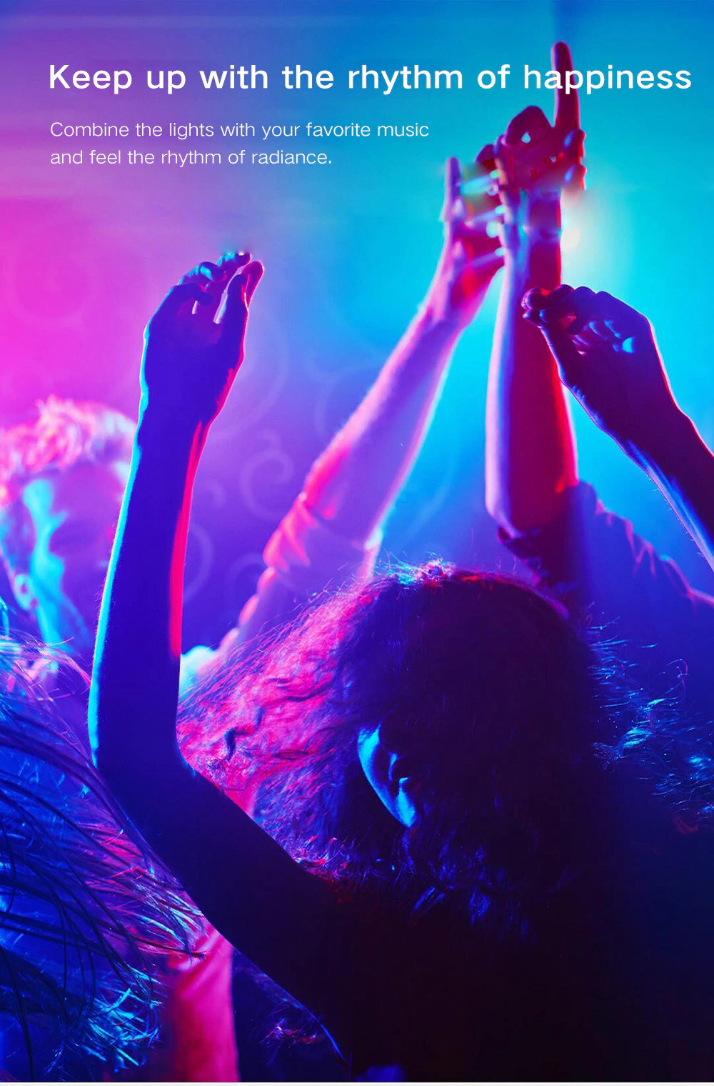 Original Xiaomi Yeelight Smart Light Strip Extension Version RGB 2M 16 Million Colors WiFi Intelligent Scenes Upgrade Version - White