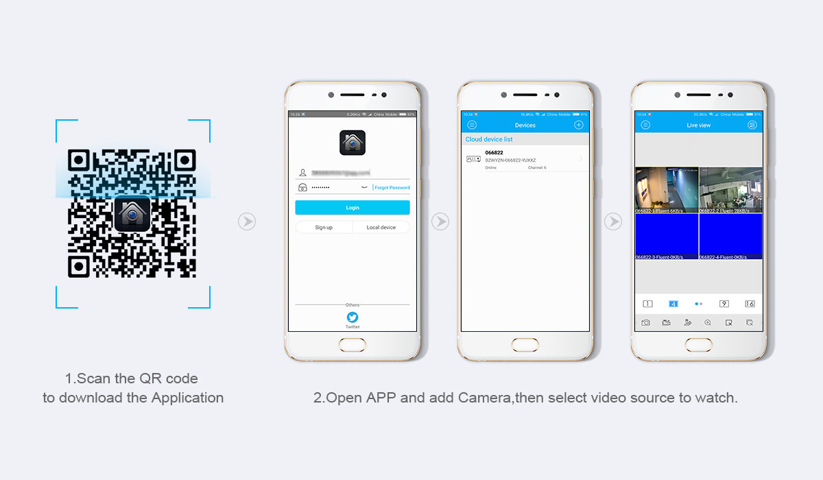 ESCAM Speed QD800WIFI 2MP 1080P WiFi Outdoor IP IR Dome Camera IP66 Onvif P2P Night Vision Camera - White