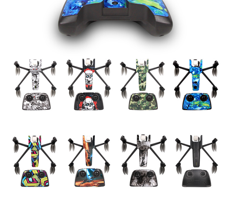 Sunnylife PVC Stickers for Parrot ANAFI RC Quadcopter - Carbon Pattern