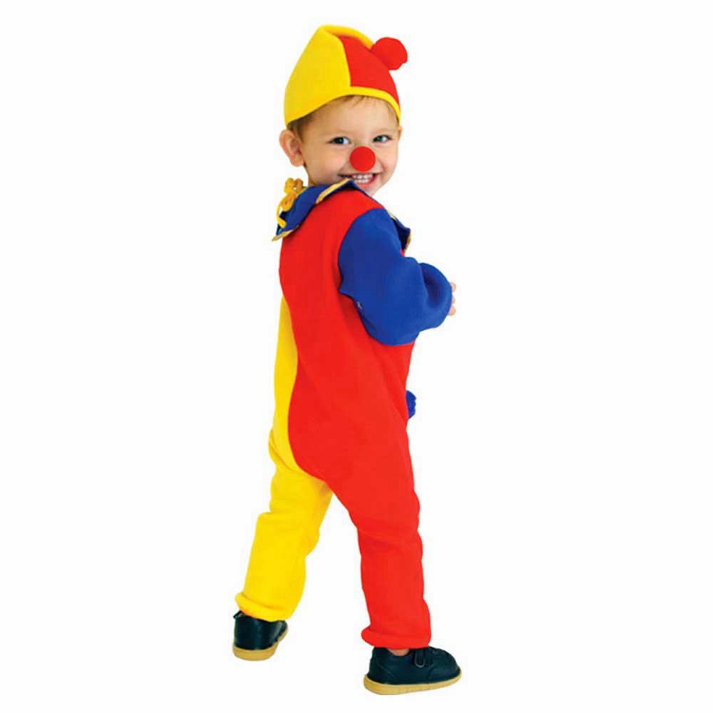 Children Funny Costumes Halloween Party Costumes Cartoon Clown Kindergarten Stage Dress Size L