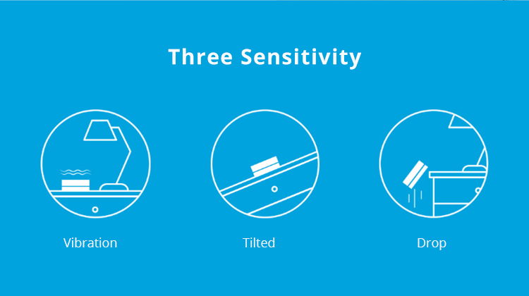 Xiaomi Aqara Vibration Detector Movement Detection Linkage Control Remote Push Adjustable Sensitivity - White