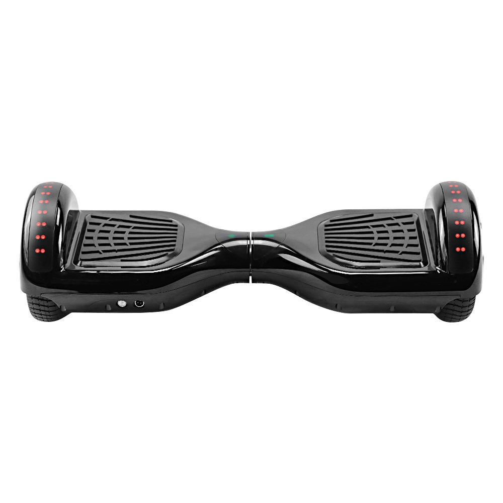 [DE Stock] Q5 Hoverboard Smart Electric Self Balancing Scooter 6.5 Inch Tire 200W Motor 15 km Mileage With Bluetooth Speaker LED Lights EU Plug - Black