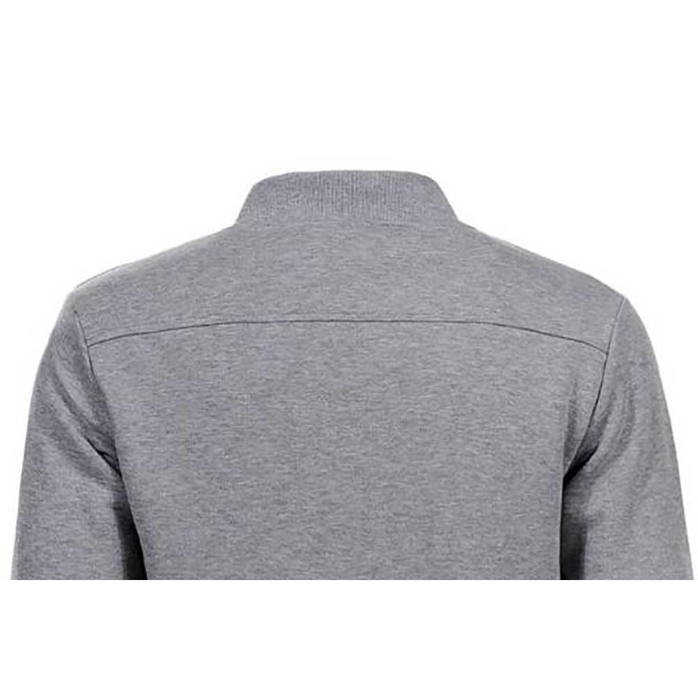 Men Autumn Winter Classic Sportswear Slim Fit Coat Zipper Jacket Size L - Gray