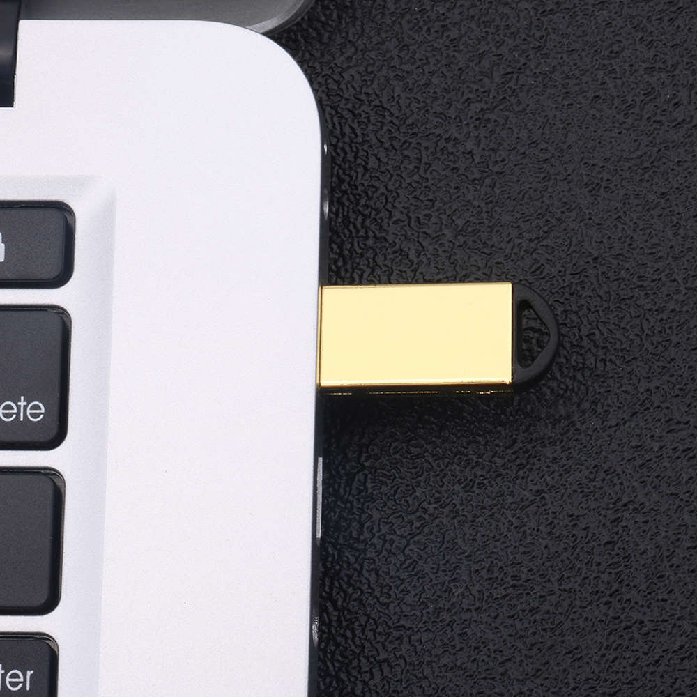 CW10109 Portable USB Flash Drive 32GB Square Metal USB Memory Flash Disk - Silver