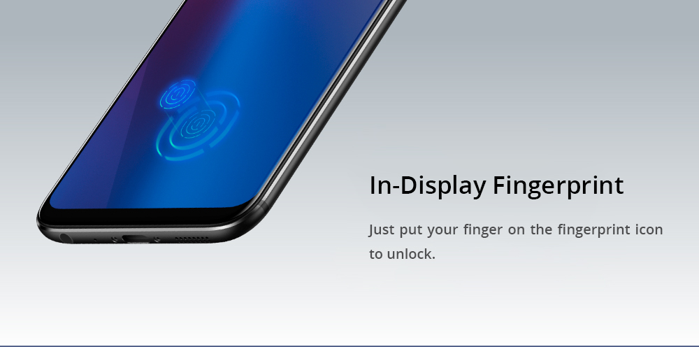 Meizu 16X 6.0 Inch 4G LTE Smartphone Snapdragon 710 6GB 64GB 12.0MP+20.0MP Dual Rear Cameras Android 8.1 In-Display Fingerprint Full Screen - Black