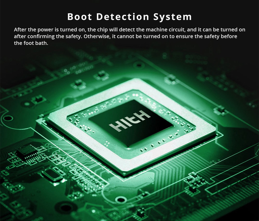 Xiaomi HITH S1 Smart Foot Bath Robot Comfortable 3D Massage 35CM Deep Barrel Foot Bath Triple Security - Gray