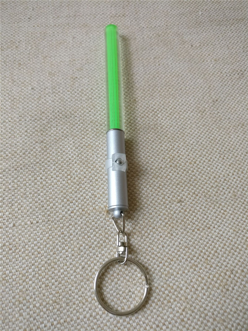 FUMAT LED Mini Flashlight Keychain Fluorescent Bar Torch Portable LED Light - Green