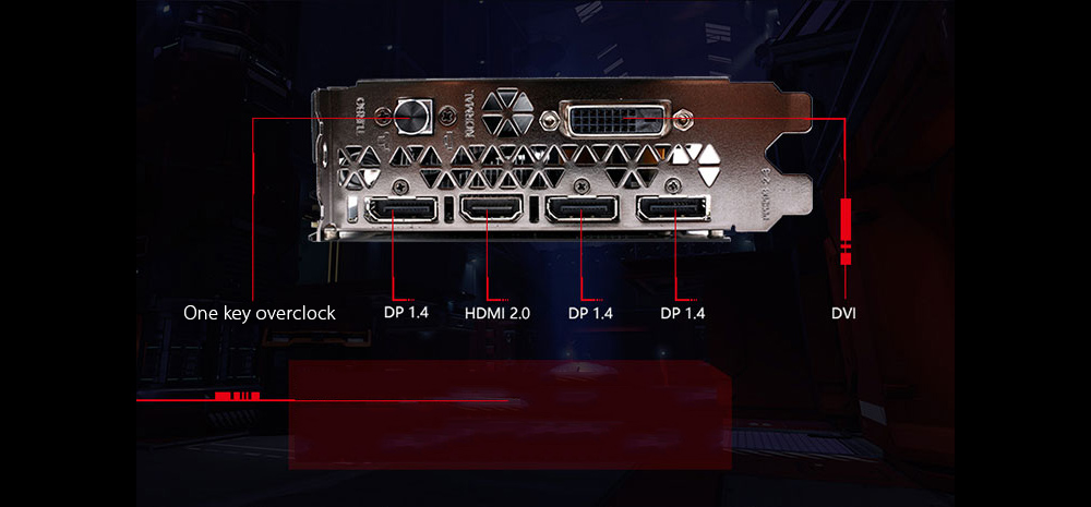 Colorful iGame GeForce GTX1060 U-3GD5 TOP Video Graphics Card 1506-1708MHz 3GB GDDR5 8Gbps/192Bit 3DP+HDMI+DIV - Black