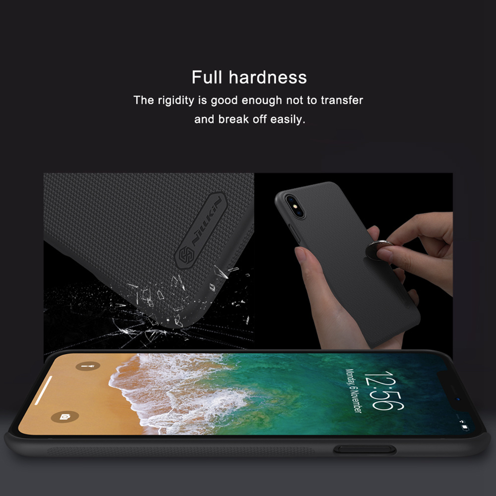 NILLKIN Matte Hard Phone Case for iPhone XS Max 6.5 Inch Protective Back Cover - Gold