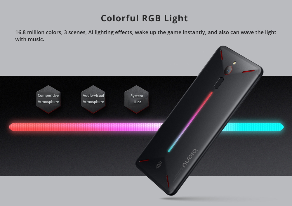 Nubia Red Magic 6.0 Inch 6GB 64GB Smartphone Black
