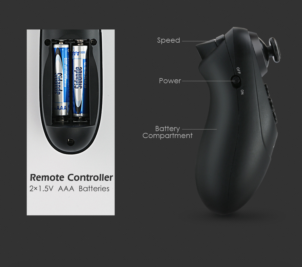 JJRC H63 BABY CRAB 2.4G RC Quadcopter with Gravity Sensor Control Altitude Hold Mode RTF - White