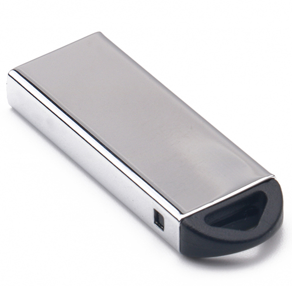 CW10109 Portable USB Flash Drive 32GB Square Metal USB Memory Flash Disk - Silver