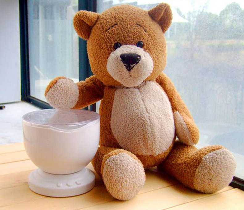 Aurora Master Night Light Ocean Wave Projector Music Player Speaker LED Night Light Colorful Sky Starry - White/US Plug