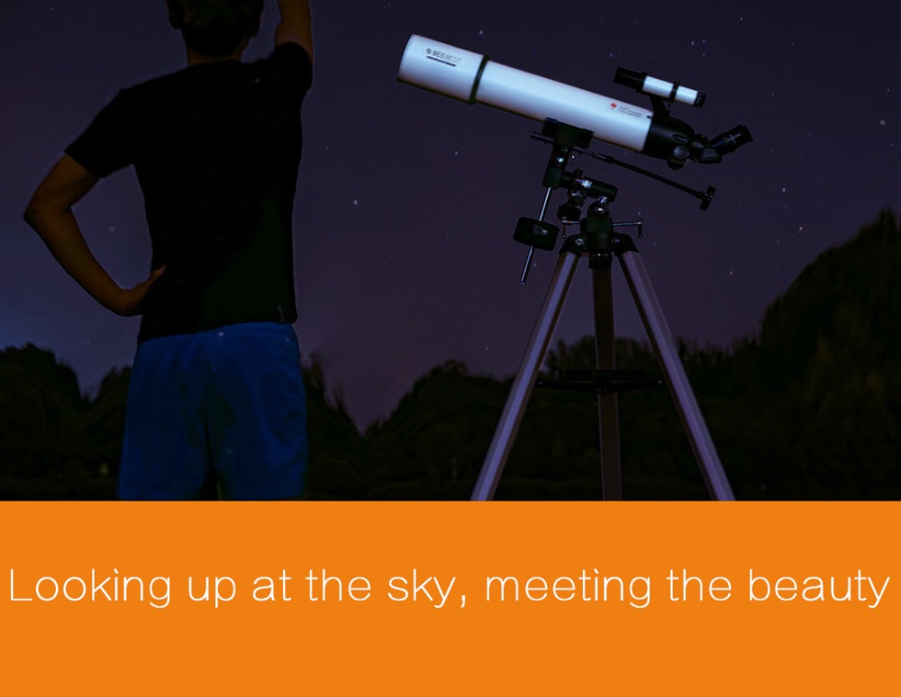 Xiaomi BEEBEST XA90 Professional Astronomical Telescope 90mm Main Mirror Caliber High-resolution Imaging Connect Phone To Take Photos - White