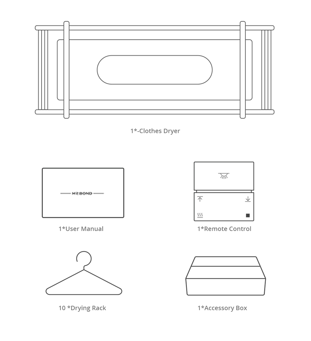 Xiaomi mr bond smart clothes dryer m1x pro установка