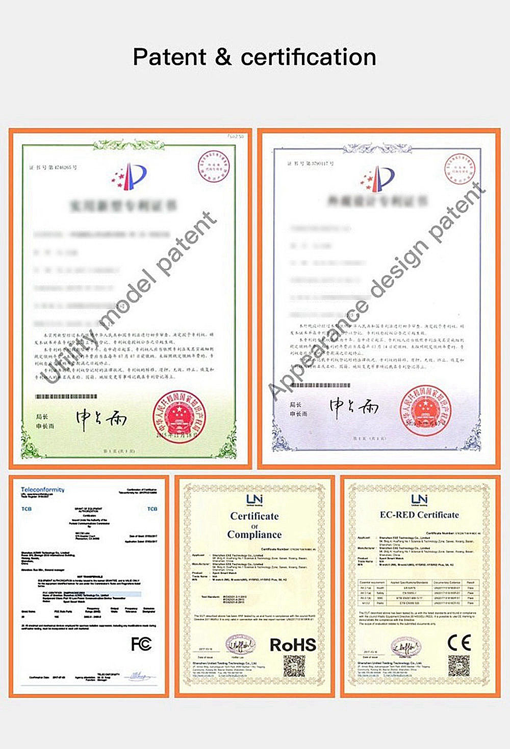 Makibes M5 Sports Smart Watch 5ATM Water Resistant Heart Rate Monitor Transparent Screen Luminous Dial TPU Strap - Orange