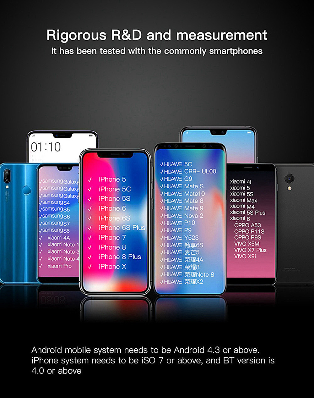 Makibes M5 Sports Smart Watch 5ATM Water Resistant Heart Rate Monitor Transparent Screen Luminous Dial TPU Strap - Orange