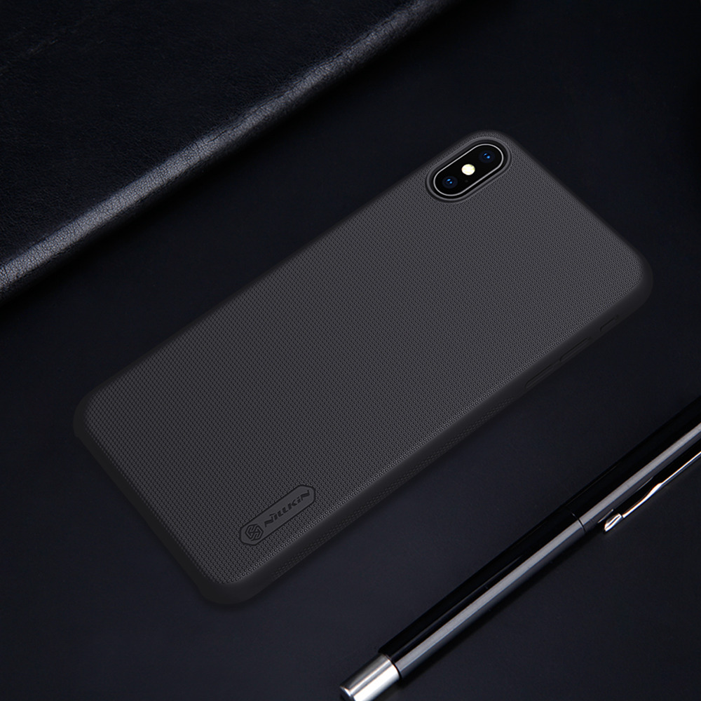 NILLKIN Matte Hard Phone Case for iPhone XS Max 6.5 Inch Protective Back Cover - Gold