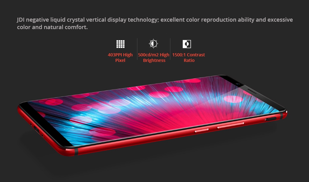 Nubia Red Magic 6.0 Inch FHD Screen 4G LTE Gaming Smartphone Snapdragon 835 6GB 64GB 24.0MP Camera Android 8.1 OS Type-C Touch ID OTG - Black