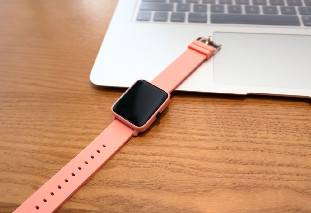 Makibes CK03 Smart Bracelet IP67 Waterproof Blood Pressure Heart Rate Monitor Fitness Activity Tracker - Pink