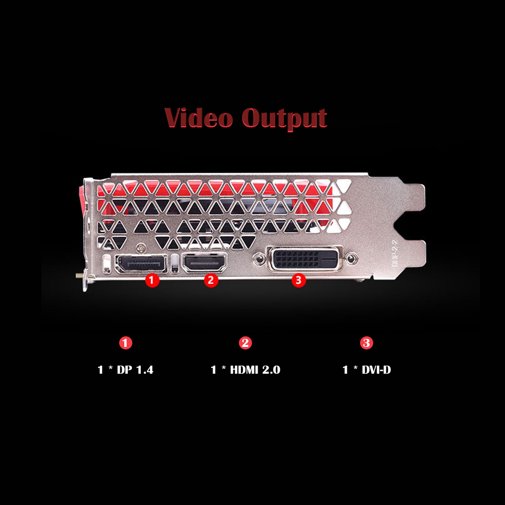 Colorful GTX 1050 NB 3G Video Graphics Card Black