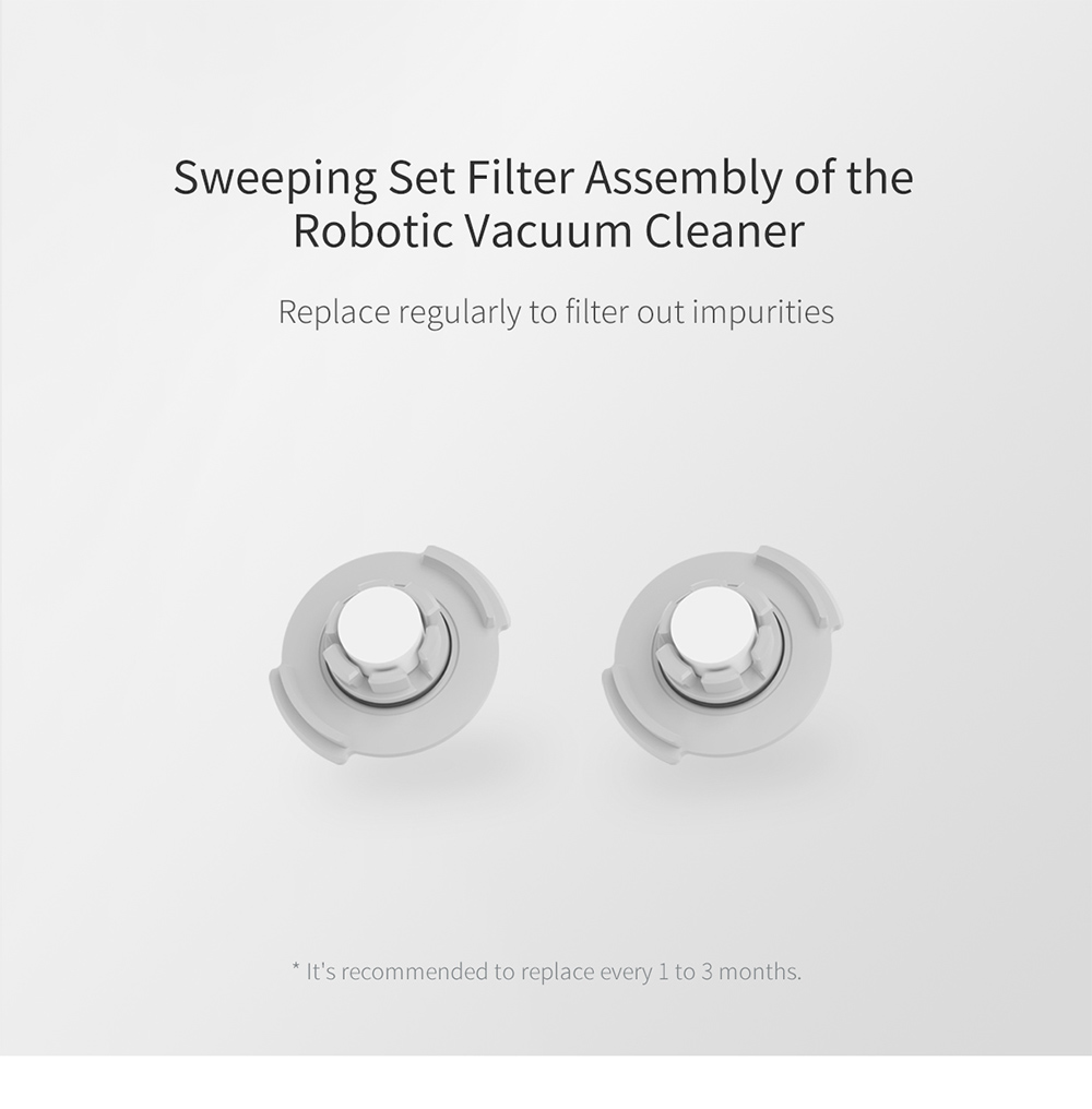 [Spain Stock]Original Xiaomi Robotic Vacuum Cleaner Rolling Brush Cover for Xiaomi Robotic Vacuum Cleaner/Xiaomi Robotic Vacuum Cleaner 2