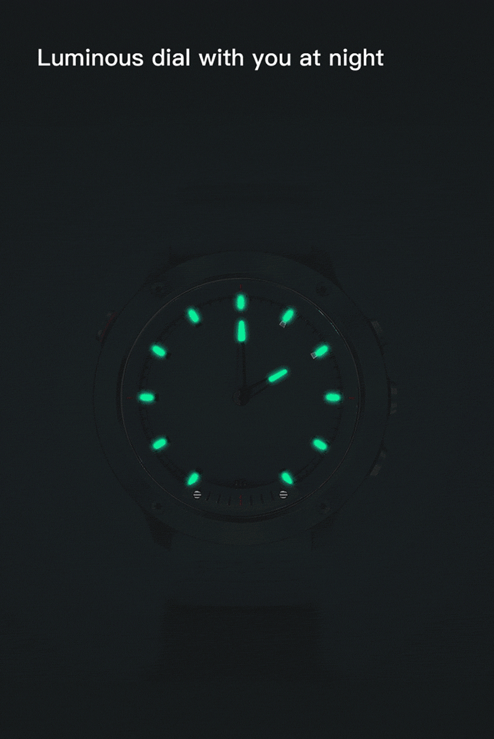 Makibes M5 Sports Smart Watch 5ATM Water Resistant Heart Rate Monitor Transparent Screen Luminous Dial TPU Strap - Gray