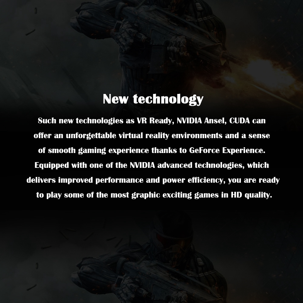 Colorful GTX 1050 NB 3G Video Graphics Card 1468-1607MHz 3GB GDDR5 7Gbps/96Bit DP+HDMI+DVI - Black