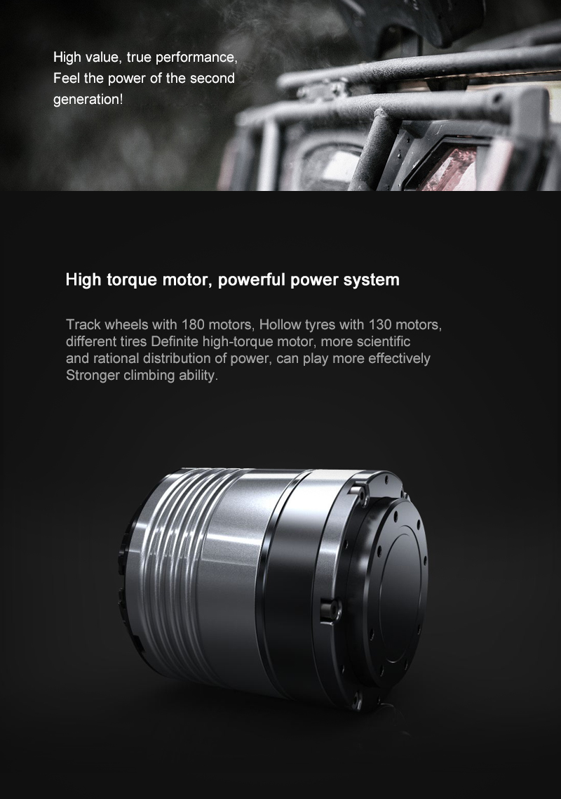 JDRC JD002A 2.4G 1:12 4WD Brushed Off-road Military Truck RC Car with LED Light RTR - Red