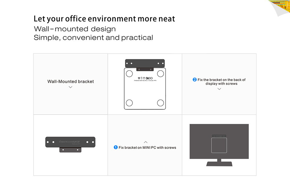 Beelink BT3 PRO II Intel Atom X5-Z8350 4GB/64GB Mini PC 2.4G/5.8G WIFI Gigabit LAN USB3.0 HDMI VGA