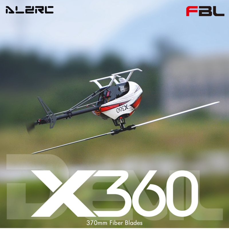 ALZRC Devil X360 FAST FBL 370mm Blade RC Helicopter With Brushless Motor 50A V4 ESC Gyro System Servo - Super Combo B