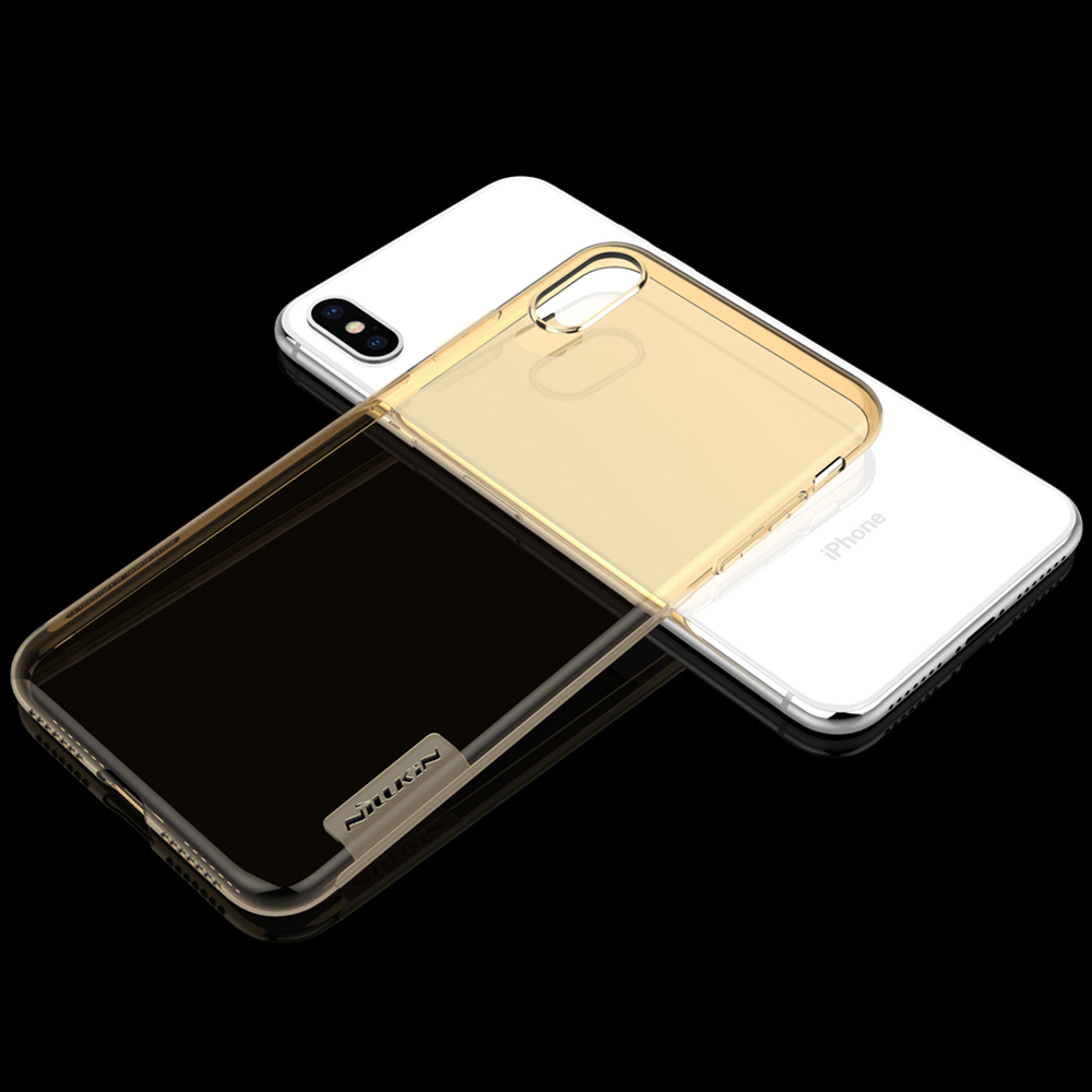 Nillkin Transparent Soft Phone Case Protective for iPhone XS Max 6.5 Inch TPU Back Cover - White