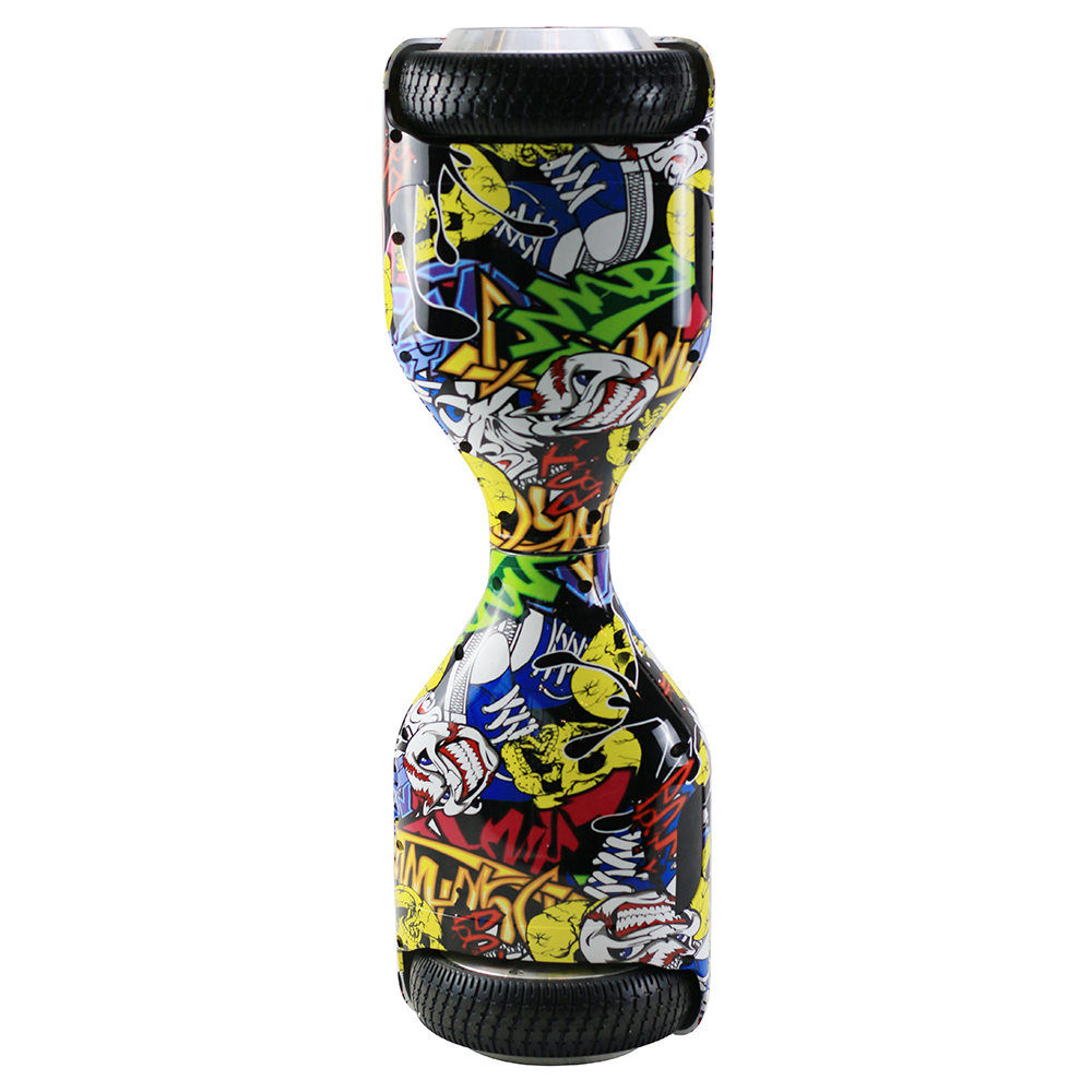 [DE Stock] 6.5-HipHop-P1 Hoverboard Smart Electric Self Balancing Scooter 6.5 Inch Tire 500W Motor 15km Mileage EU Plug - Graffiti
