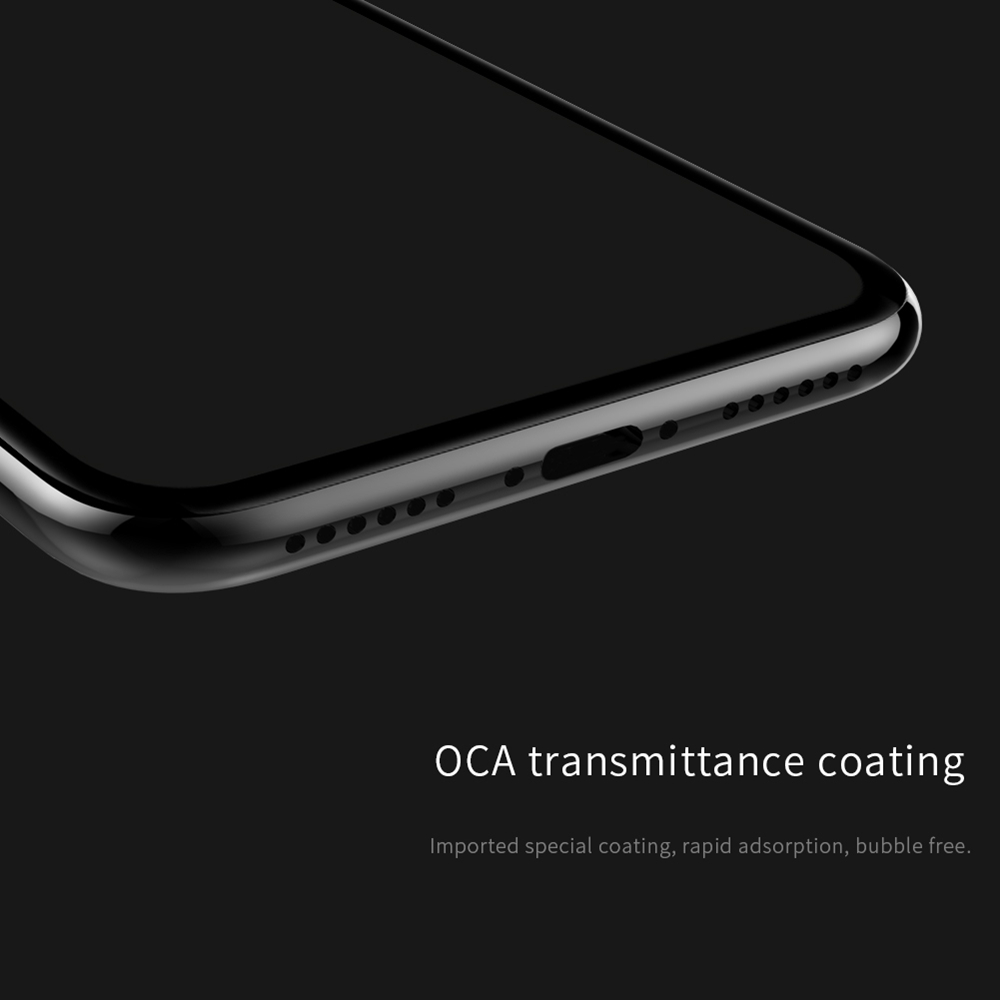 NILLKIN XD CP+MAX Tempered Glass Film for iPhone XS Max 6.5 Inch Explosion-proof Screen Protector - Black