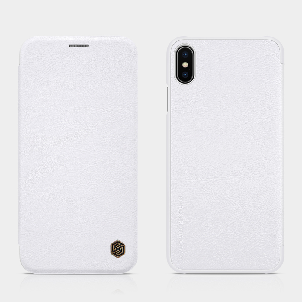 Nillkin Protective Leather Phone Case For Iphone Xs Max White