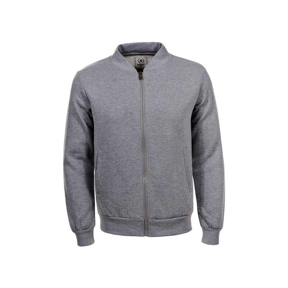 Men Autumn Winter Classic Sportswear Slim Fit Coat Zipper Jacket Size L - Gray