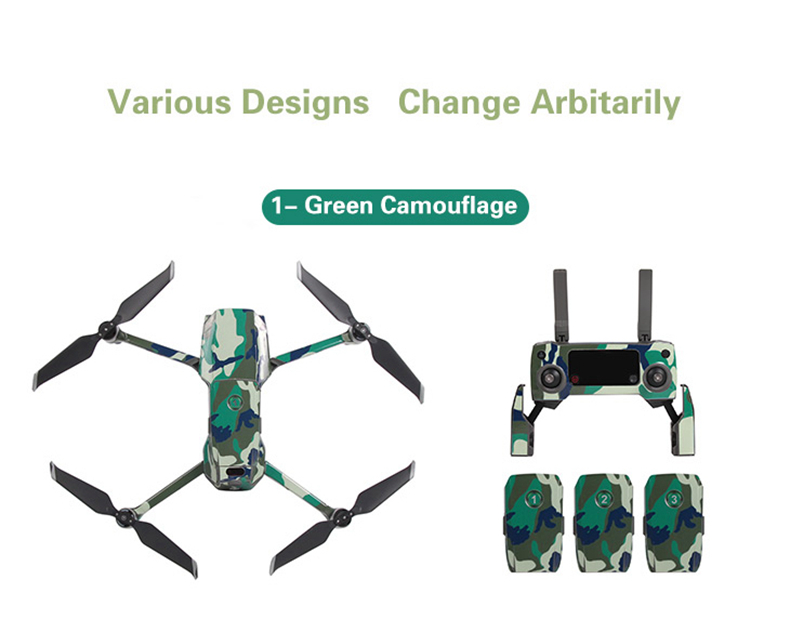 Sunnylife PVC Stickers for DJI Mavic 2 Pro/Zoom RC Drone - Individual Scrawl