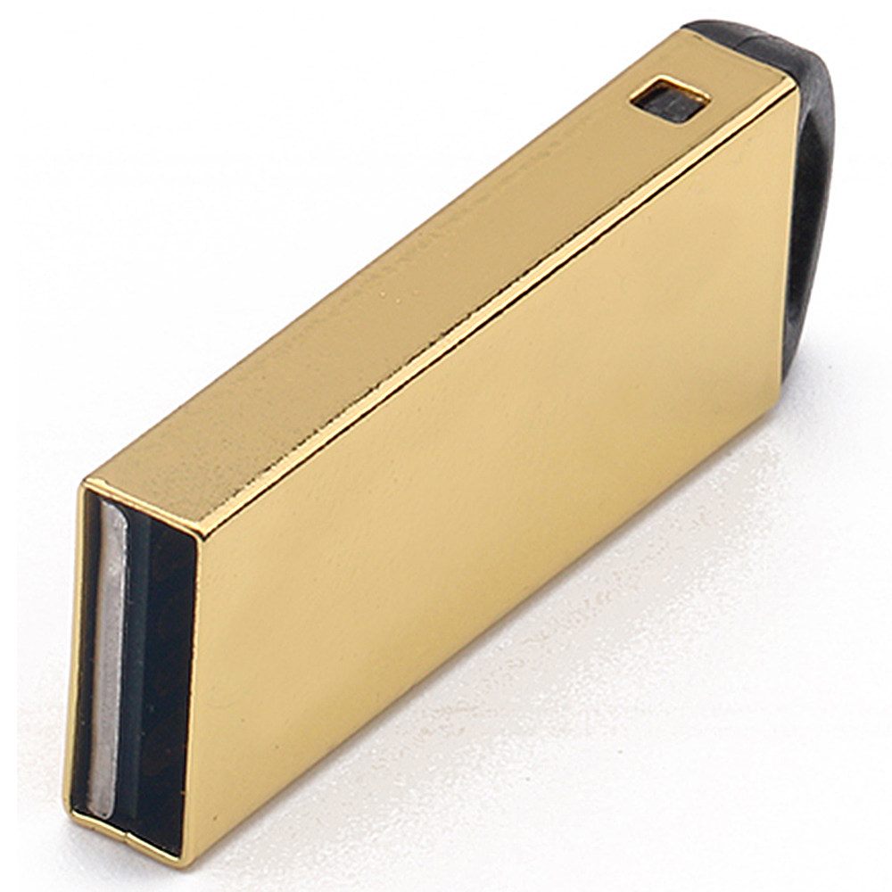 CW10109 Portable USB Flash Drive 32GB Square Metal USB Memory Flash Disk - Silver