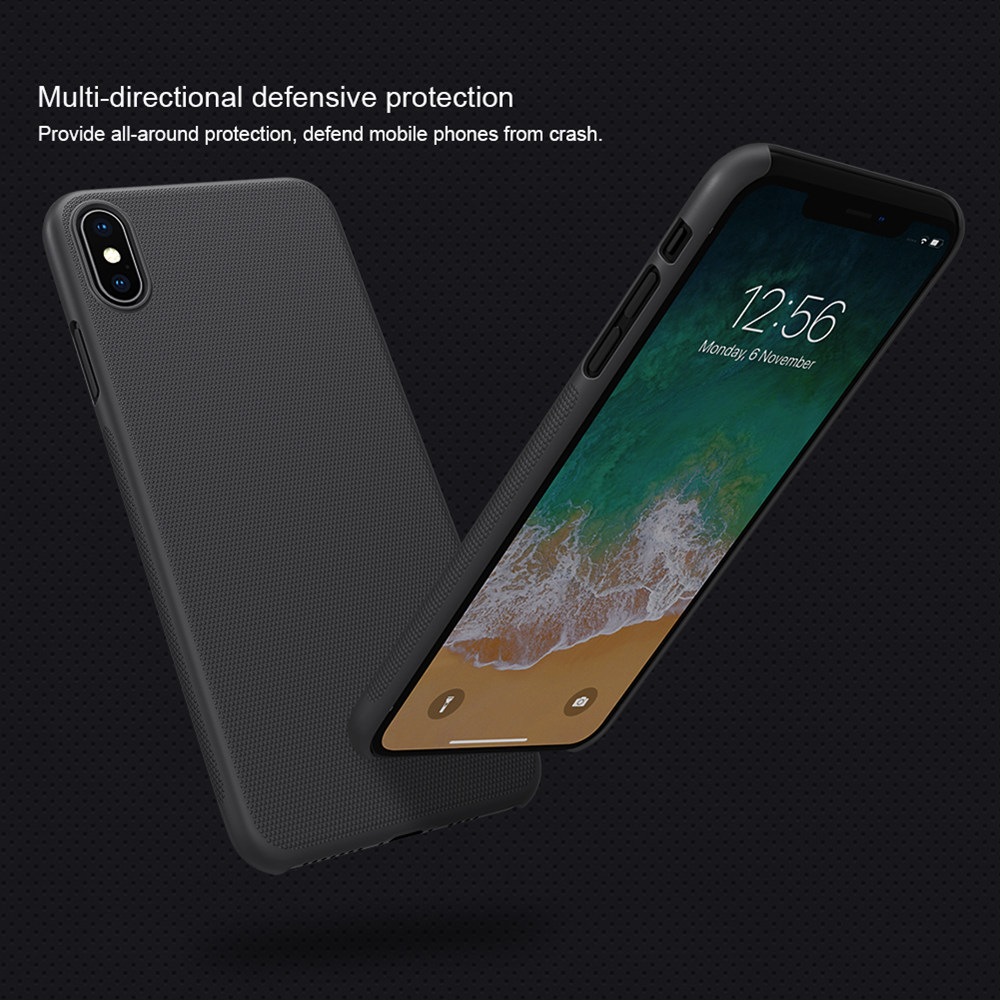 NILLKIN Matte Hard Phone Case for iPhone XS Max 6.5 Inch Protective Back Cover - Gold
