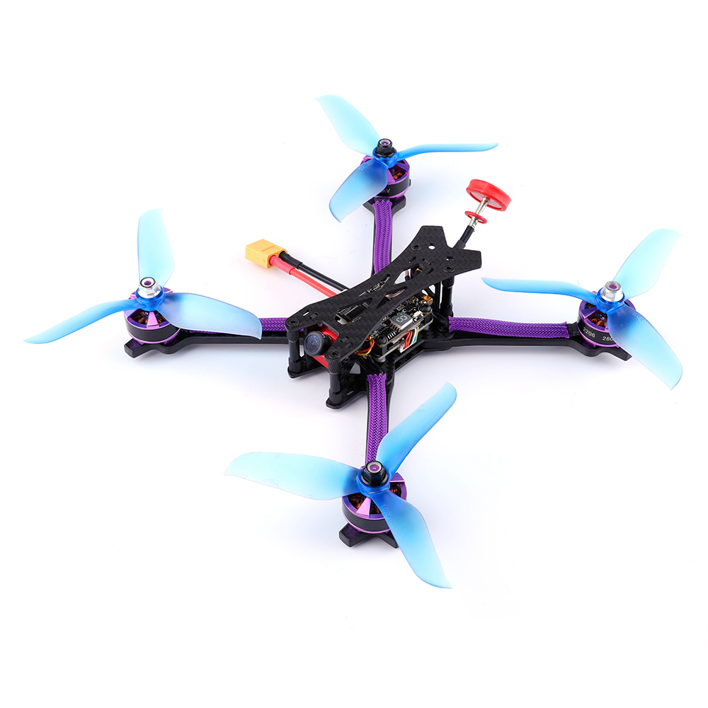 Tero Q215mm FPV Racing Drone F4 PRO+ V2 FC 35A 2-6S Blheli-S 4In1 ESC 5.8G VTX 800TVL Camera Frsky XM+ Receiver - BNF
